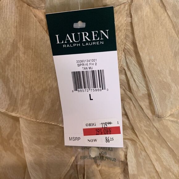 Ralph LAUREN NWT Beautiful Blouse W/ Cami - Picture 4 of 9